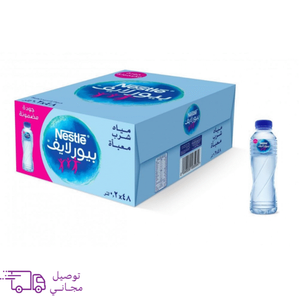توصيل داخل مدينة الرياض اطلب مياه نسلته بيور لايف و خدمة التوصيل مجانا ادفع شبكة أو كاش . لباب لبيتك او مقر عملك نسعد بخدمتكم على مدار 24 ساعة