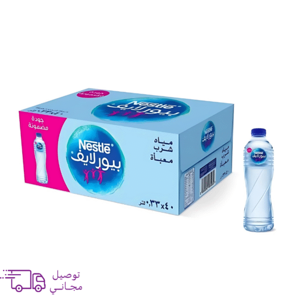 توصيل داخل مدينة الرياض اطلب مياه نسلته بيور لايف و خدمة التوصيل مجانا ادفع شبكة أو كاش . لباب لبيتك او مقر عملك نسعد بخدمتكم على مدار 24 ساعة